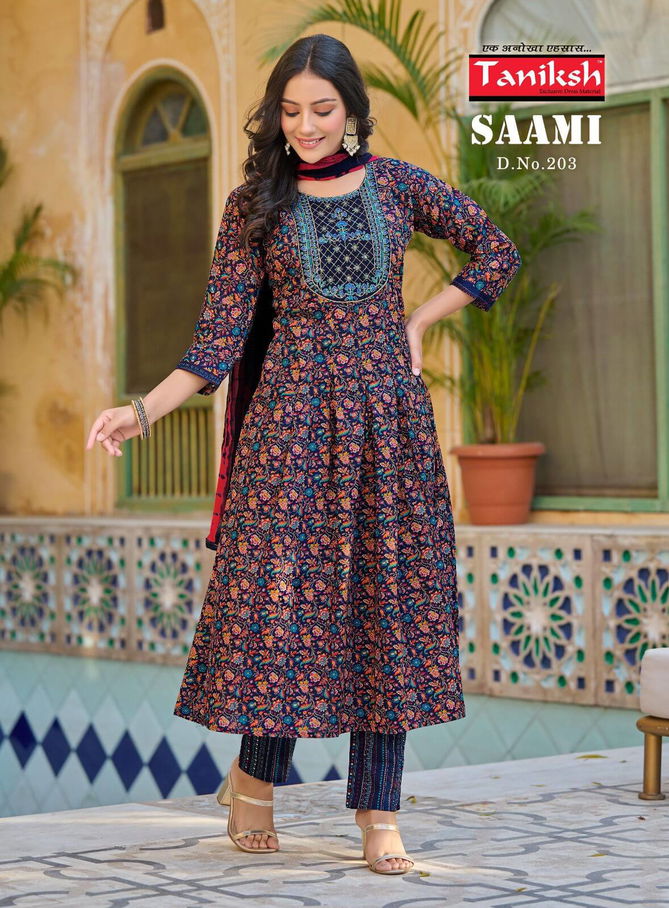 Taniksh Saami Vol 2 Wholesale Readymade Cotton Salwar Suits Catalog
